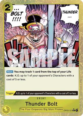Thunder Bolt (Textured Foil) card from Premium Booster -The Best-