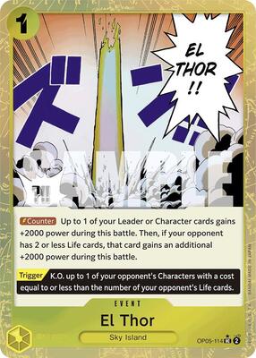 El Thor (Textured Foil) card from Premium Booster -The Best-