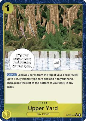 Upper Yard (Textured Foil) card from Premium Booster -The Best-