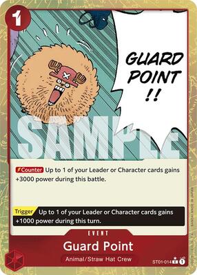 Guard Point (Textured Foil) card from Premium Booster -The Best-