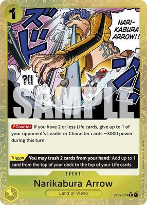 Narikabura Arrow (Textured Foil) card from Premium Booster -The Best-