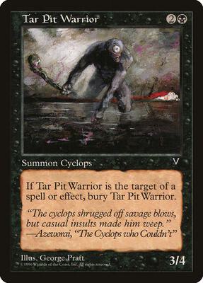 Tar Pit Warrior card from Visions