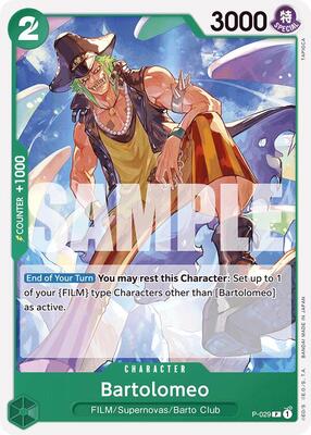 Bartolomeo (P-029) (Reprint) card from Premium Booster -The Best-