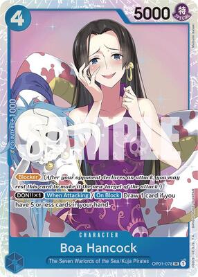 Boa Hancock (OP01-078) (Reprint) card from Premium Booster -The Best-