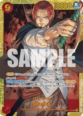 Shanks (OP01-120) (Reprint) card from Premium Booster -The Best-