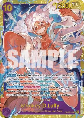 Monkey.D.Luffy (OP05-119) (Reprint) card from Premium Booster -The Best-
