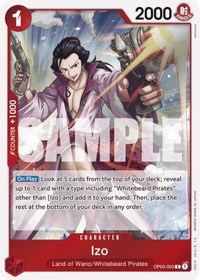 Izo (OP03-003) (Reprint) card from Premium Booster -The Best-
