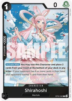 Shirahoshi (OP05-082) (Reprint) card from Premium Booster -The Best-