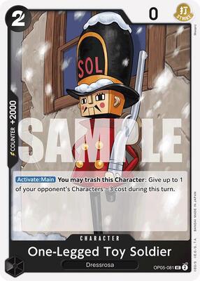 One-Legged Toy Soldier (Reprint) card from Premium Booster -The Best-