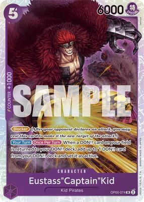 Eustass"Captain"Kid (Reprint) card from Premium Booster -The Best-