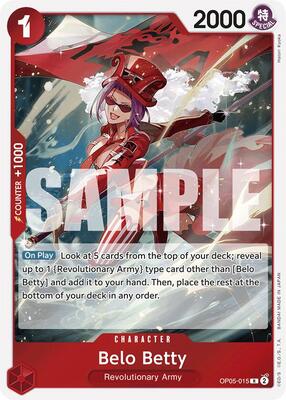 Belo Betty (OP05-015) (Reprint) card from Premium Booster -The Best-