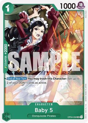 Baby 5 (OP04-032) (Reprint) card from Premium Booster -The Best-