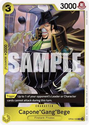 Capone"Gang"Bege (OP04-100) (Reprint) card from Premium Booster -The Best-