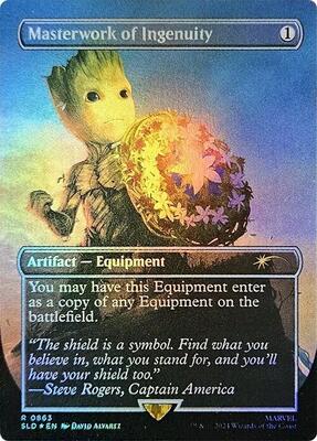 Masterwork of Ingenuity (Rainbow Foil) card from Secret Lair Drop Series
