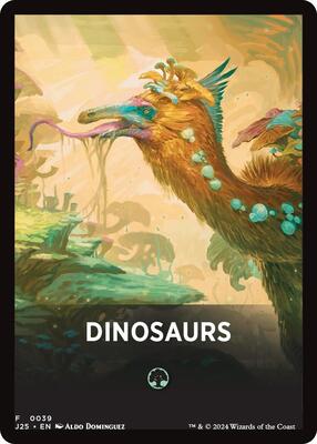 Dinosaurs Theme Card card from Foundations Jumpstart