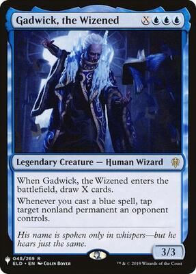 Gadwick, the Wizened card from The List Reprints