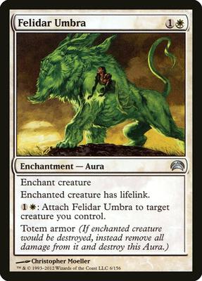 Felidar Umbra card from Planechase 2012