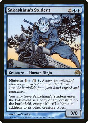 Sakashima's Student card from Planechase 2012