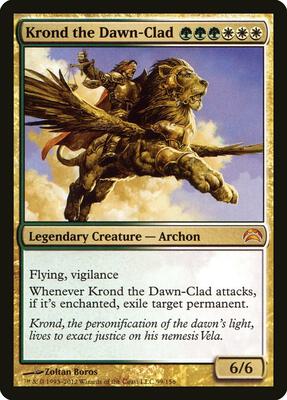 Krond the Dawn-Clad card from Planechase 2012