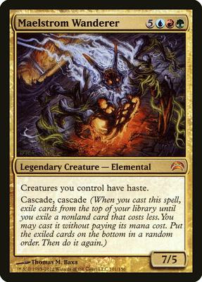 Maelstrom Wanderer card from Planechase 2012