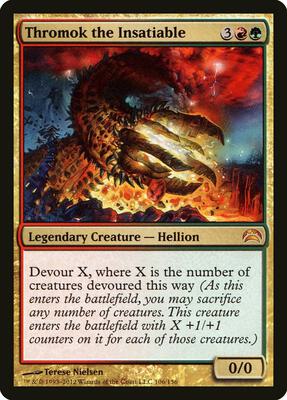 Thromok the Insatiable card from Planechase 2012