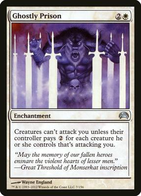 Ghostly Prison card from Planechase 2012