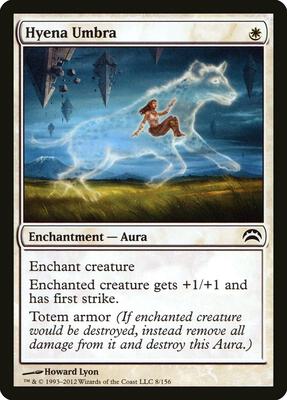 Hyena Umbra card from Planechase 2012