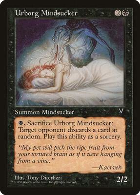 Urborg Mindsucker card from Visions