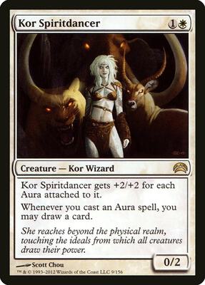 Kor Spiritdancer card from Planechase 2012