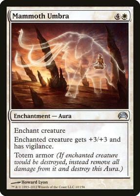 Mammoth Umbra card from Planechase 2012