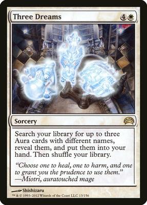 Three Dreams card from Planechase 2012