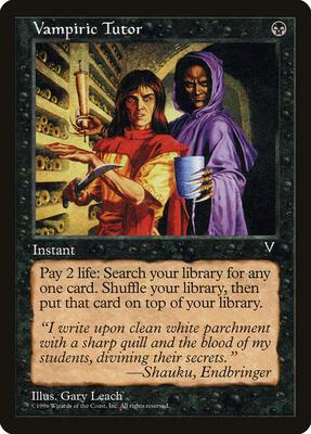 Vampiric Tutor card from Visions