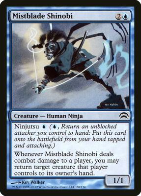 Mistblade Shinobi card from Planechase 2012