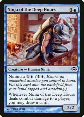 Ninja of the Deep Hours card from Planechase 2012