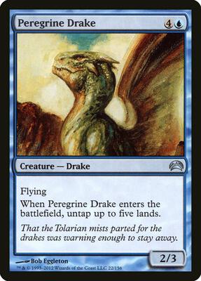 Peregrine Drake card from Planechase 2012