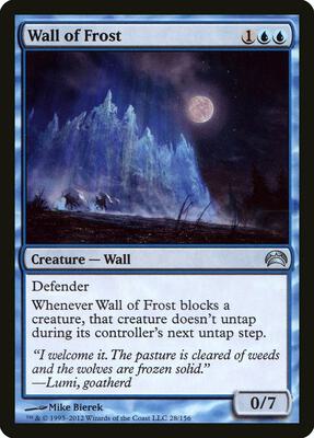 Wall of Frost card from Planechase 2012