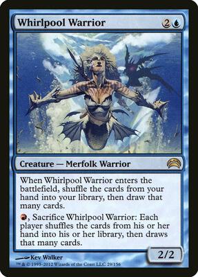 Whirlpool Warrior card from Planechase 2012