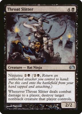 Throat Slitter card from Planechase 2012