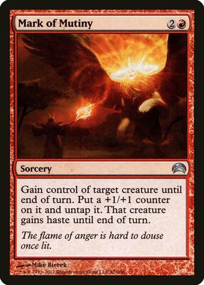 Mark of Mutiny card from Planechase 2012