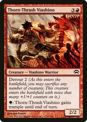Thorn-Thrash Viashino card from Planechase 2012