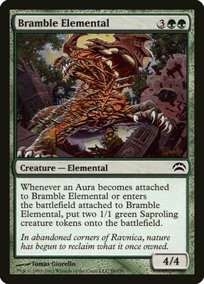Bramble Elemental card from Planechase 2012