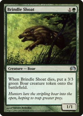 Brindle Shoat card from Planechase 2012