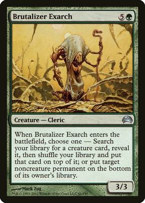 Brutalizer Exarch card from Planechase 2012