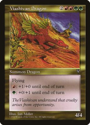 Viashivan Dragon card from Visions