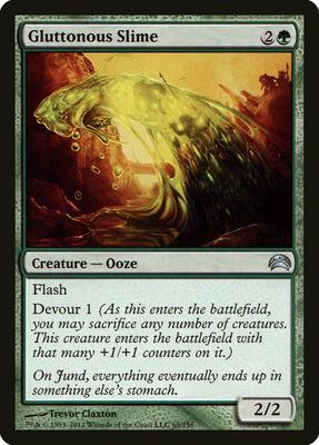 Gluttonous Slime card from Planechase 2012