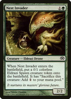 Nest Invader card from Planechase 2012