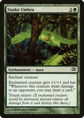 Snake Umbra card from Planechase 2012