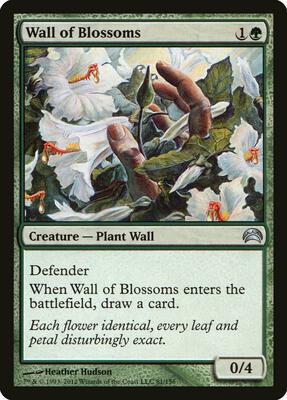 Wall of Blossoms card from Planechase 2012