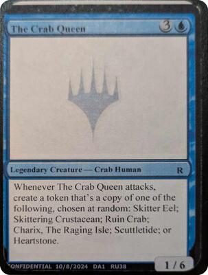 The Crab Queen card from Un-Known Event Playtest Cards