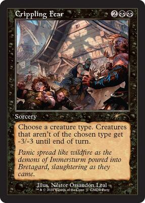 Crippling Fear (Retro Frame) card from WPN & Gateway Promos